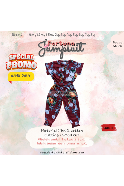Girls Jumspsuit - Code 11